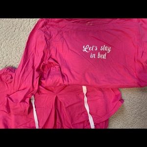 Pink Pajama Set
